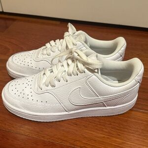 White Nike Women's Court Vision Sneaker Size 7